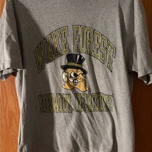 Anvil Gray Wake Forest Graphic Tee